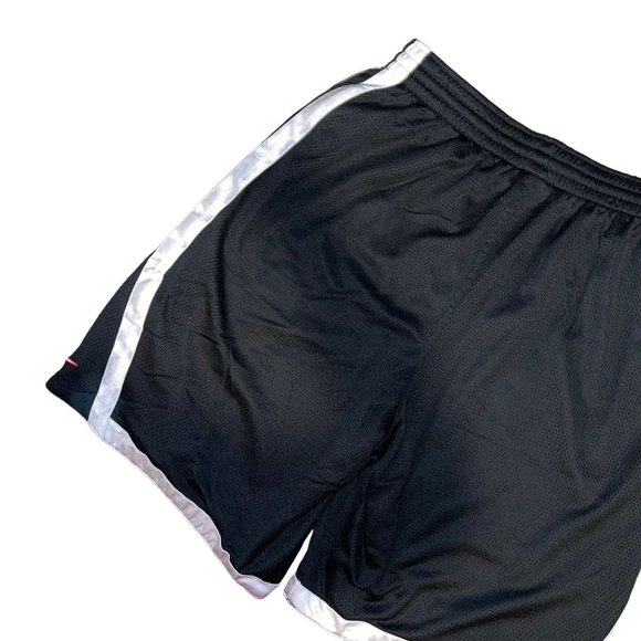 Nike Mens Athletic Shorts L Black Lined Elastic Waist Drawstring Swoosh Logo - Picture 5 of 7